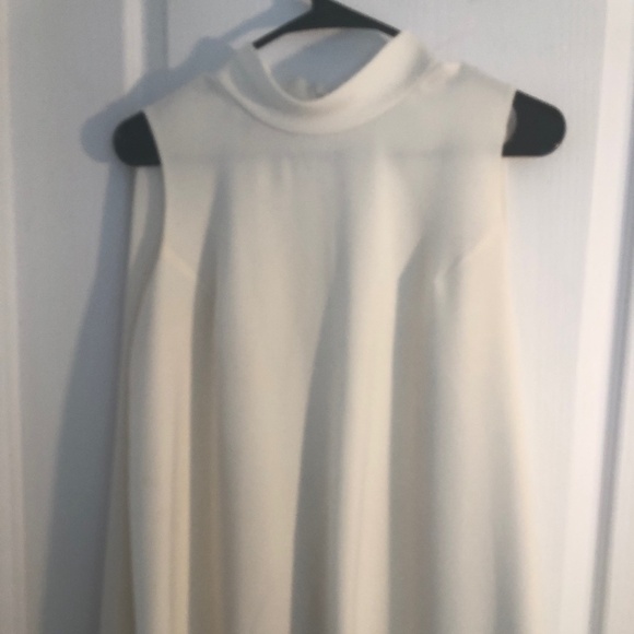 Classic Luxury Designer Lafayette 148 Mock Sleeveless Lined Tunic - Picture 1 of 4